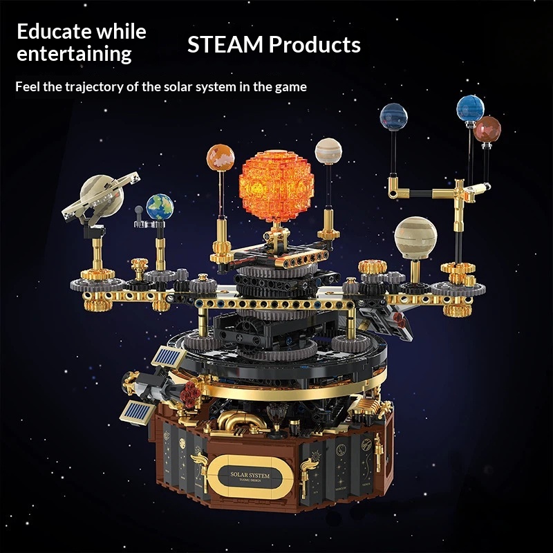 Solar System Orrery - نظام الطاقة الشمسية الكهربائي Tuomu T2004،