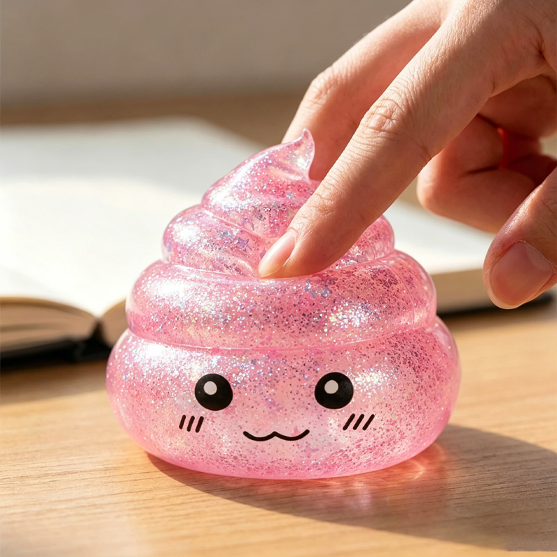 Crystal Growing Kit - كرة ضغط مبتكرة على شكل براز