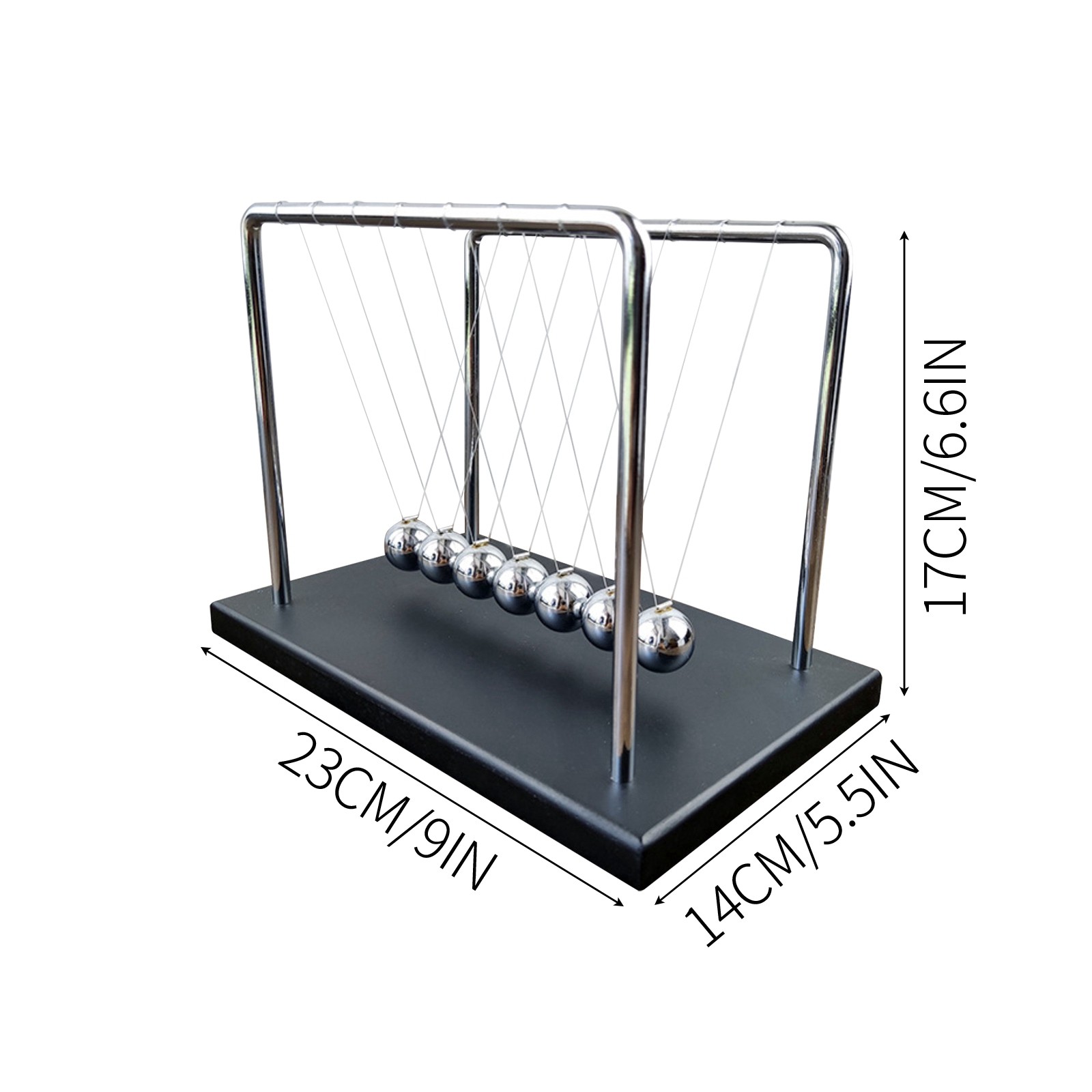 7 كرات ميكانيكي منحنى نيوتن ال - مراجعة Newton Cradle Large وسعره