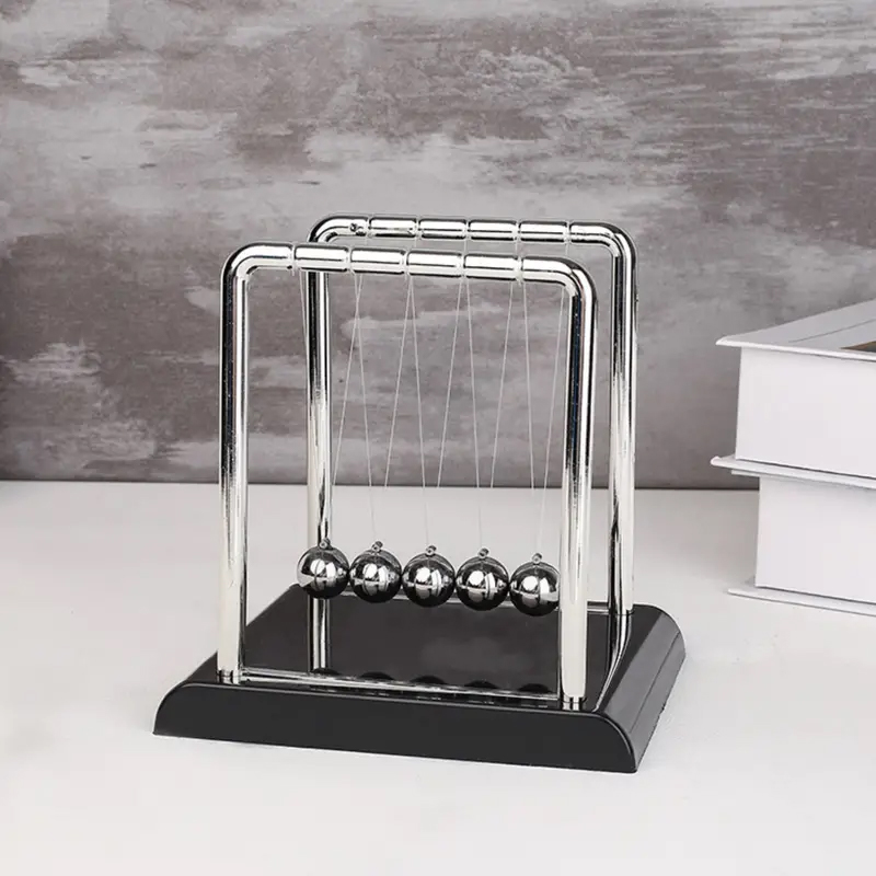 كرات توازن نيوتون بندول ، ديكو - مراجعة Newton Cradle Large وسعره