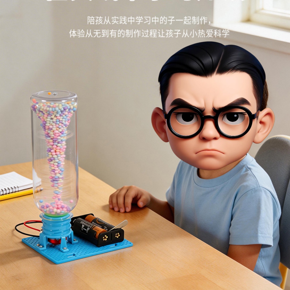 جهاز صنع إعصارات كهربائية، طقم - مراجعة Science Hobby Kit وسعره