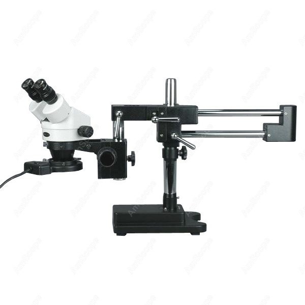 AmScope مجهر ستيريو تكبير مجهر - مراجعة Amscope Microscope Stereo 7X-45X وسعره