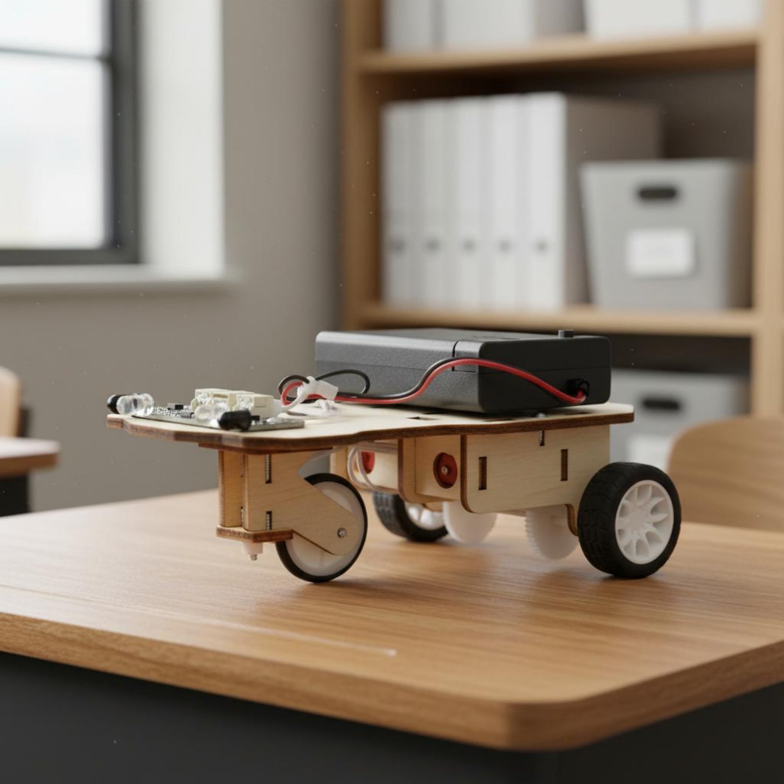 مجموعة سيارة خشبية ذكية للتعلي - مراجعة Science Robot وسعره